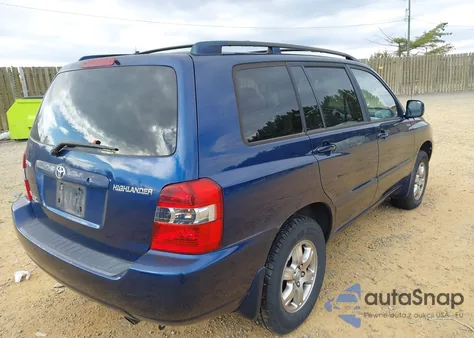 2005 Toyota Highlander V6 z USA, uszkodzony, nr VIN JTEEP21A650071887